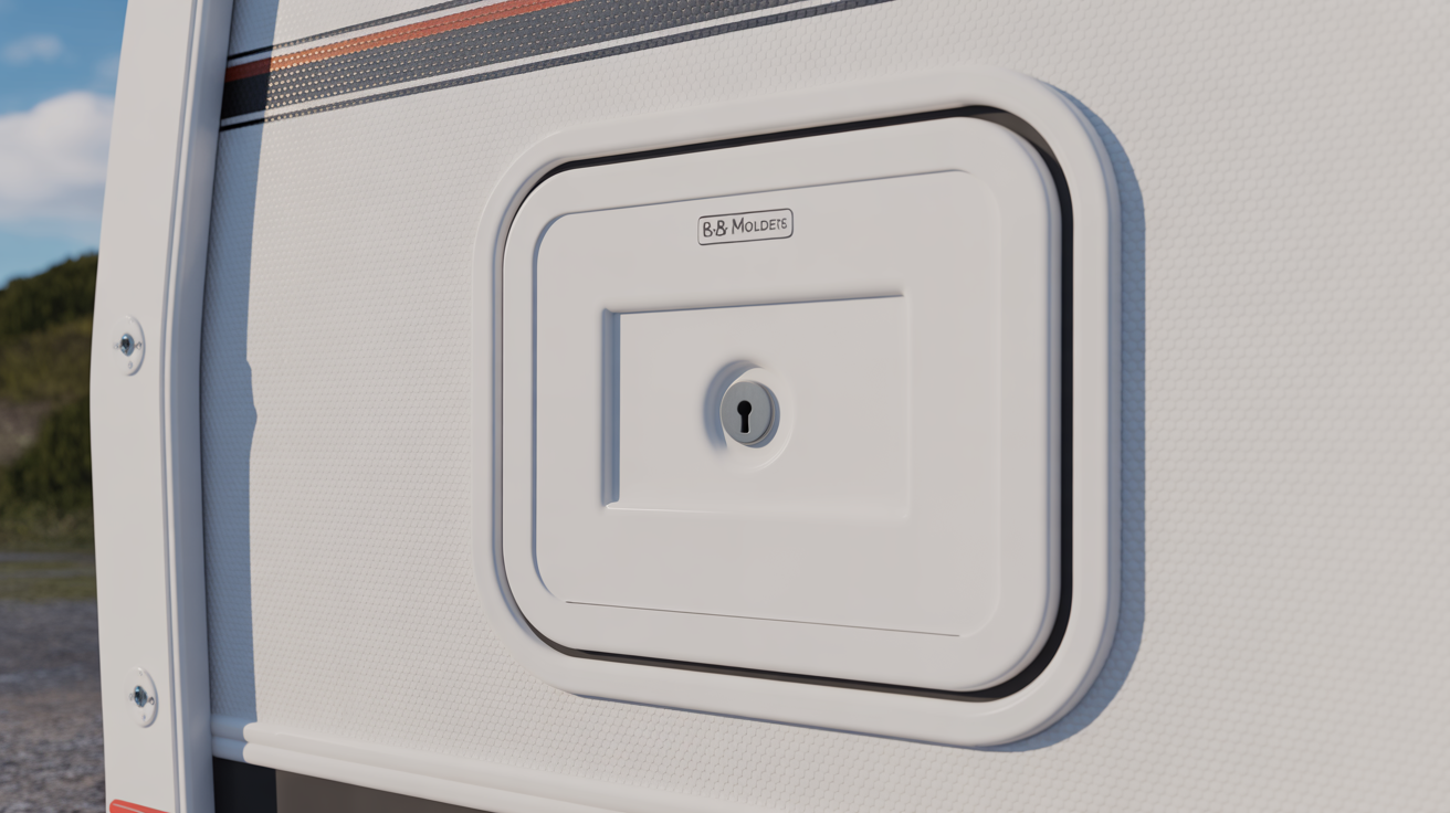 Generic RV Fuel Hatch vs. Purpose-Built Locking Fuel Door
