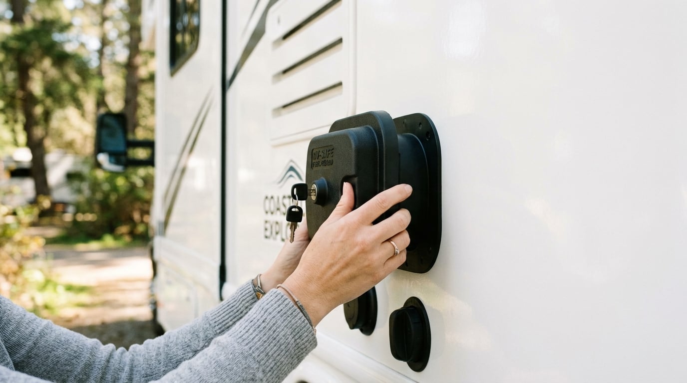 Where Can You Buy a Locking Fuel Door for an RV?